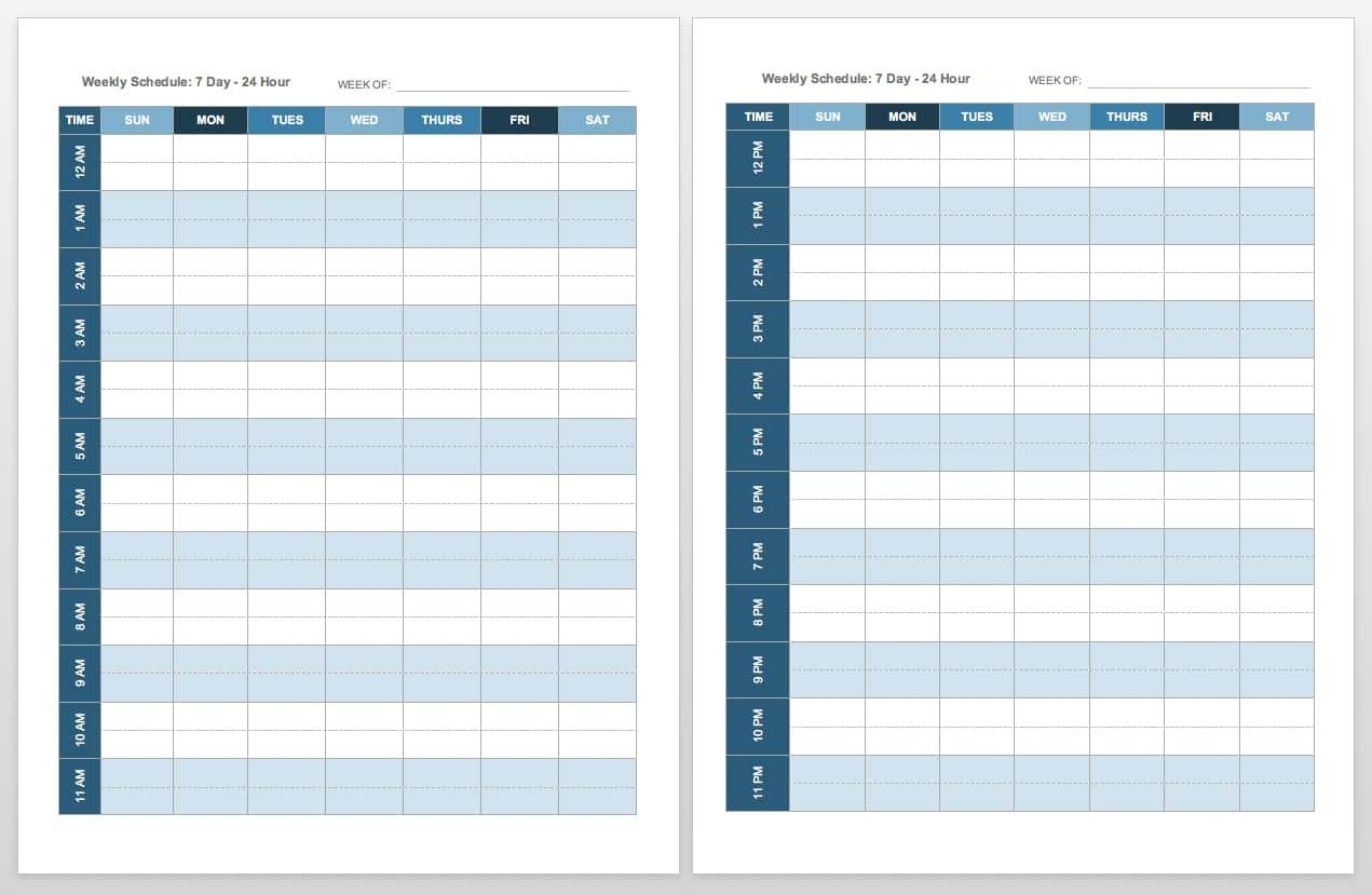 2 Week Calendar Printable Template Pdf Word Excel 2019 inside Calendar Two Weeks
