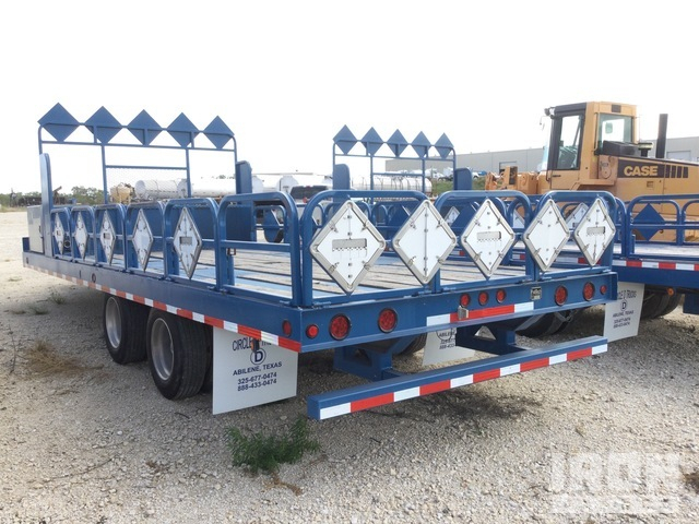 2013 Pitts Ta20 Oilfield Flatbed Trailer In Abilene, Texas inside Oilfield Hitch Calendar