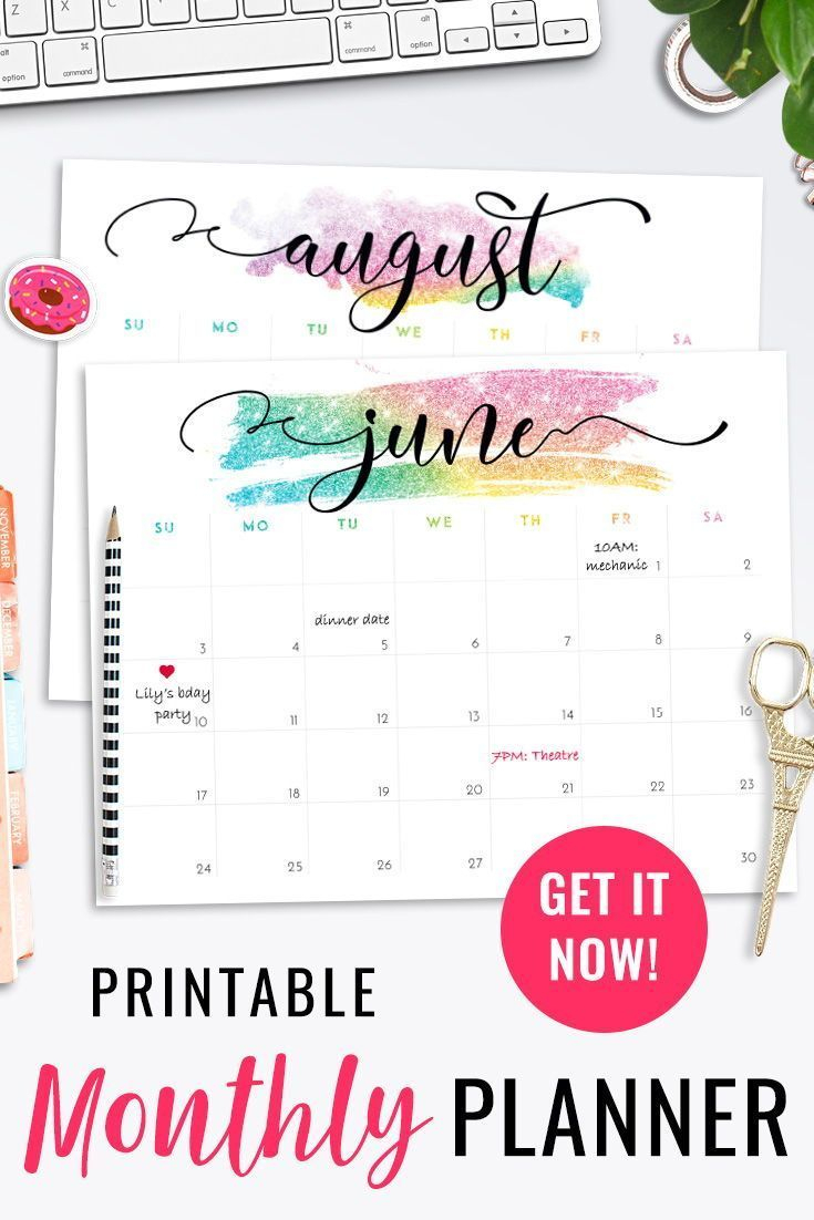 2020 Desk Calendar, 2020 Monthly Planner, 2019 2020 regarding Advice From A Unicorn Desk Calendar