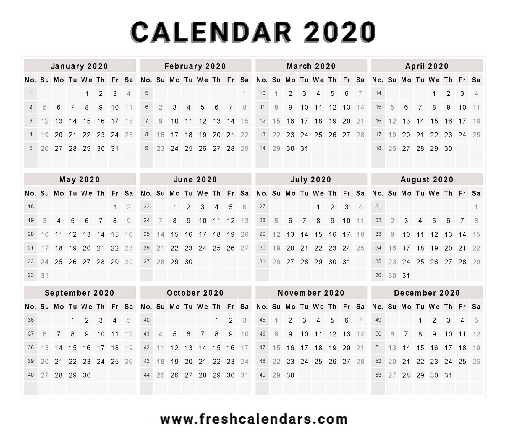 2020 Vertex Calendars Printable Free | Calendar Template throughout Vertex Free Calendar