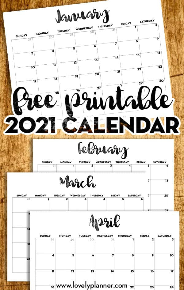 2021 Calendar Printable Free Template  Lovely Planner In inside 3 Month Printable Calendar Templates For 2021