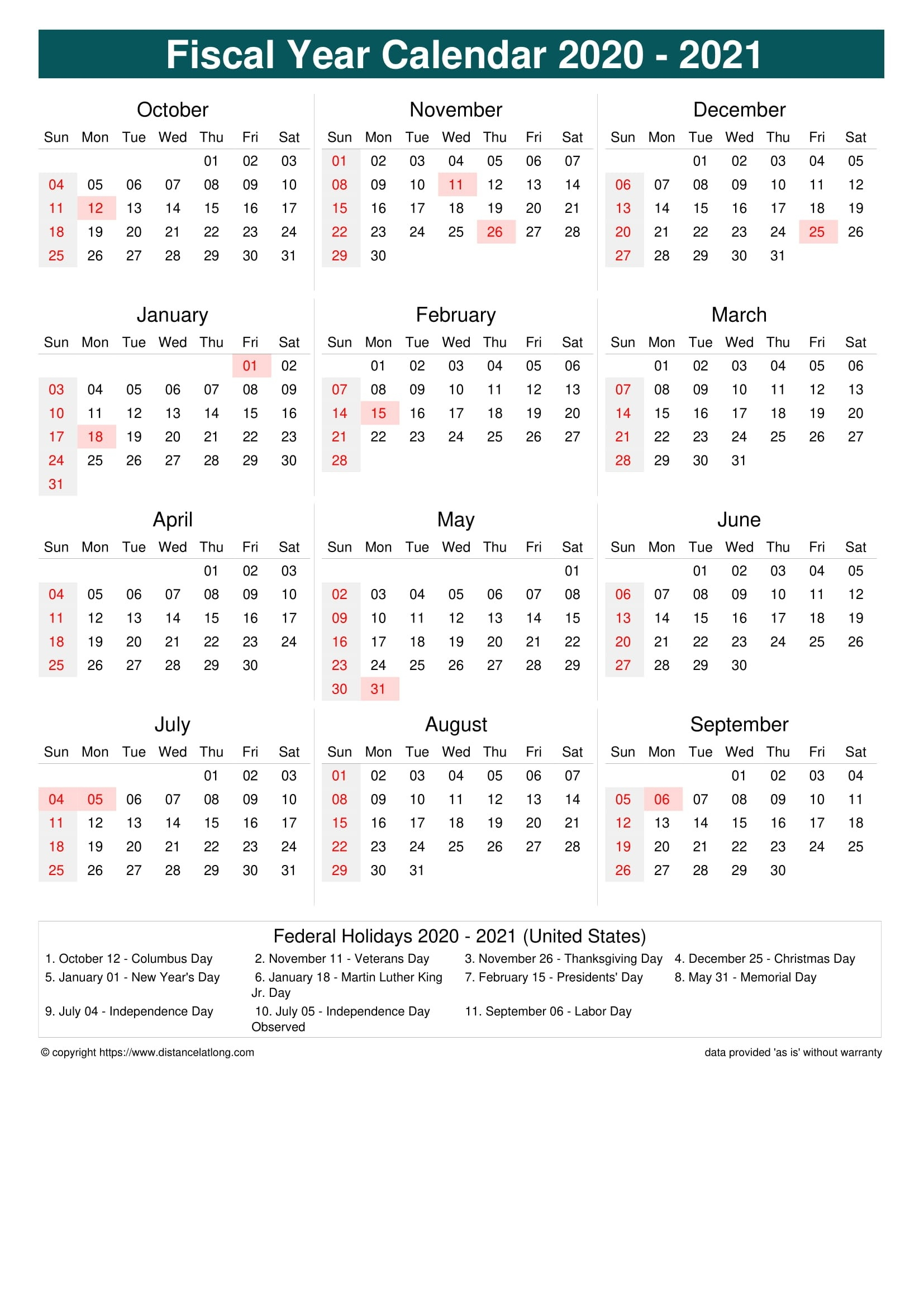 2021 Us Holidays Printable List | Calendar Template Printable within Federal Holidays 2025