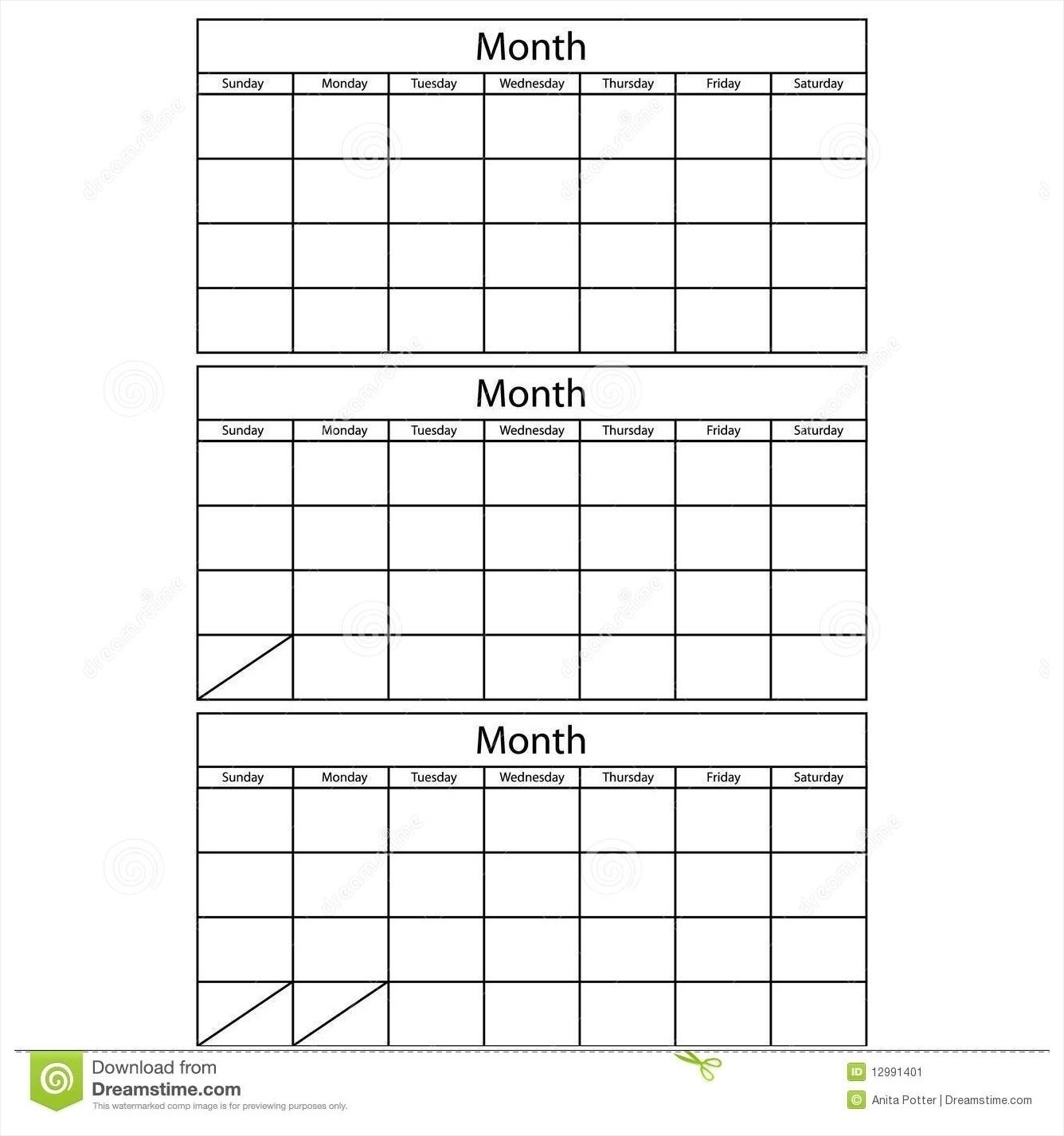 3 Month Blank Printable | Calendar Template Printable throughout Blank 3 Month Calendar