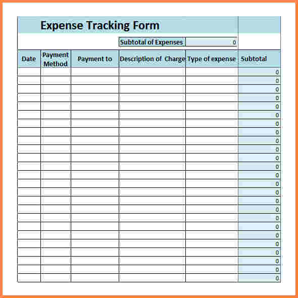35 [Pdf] Printable Sheet For Monthly Expenses Printable intended for Excel Monthly Tracker Template