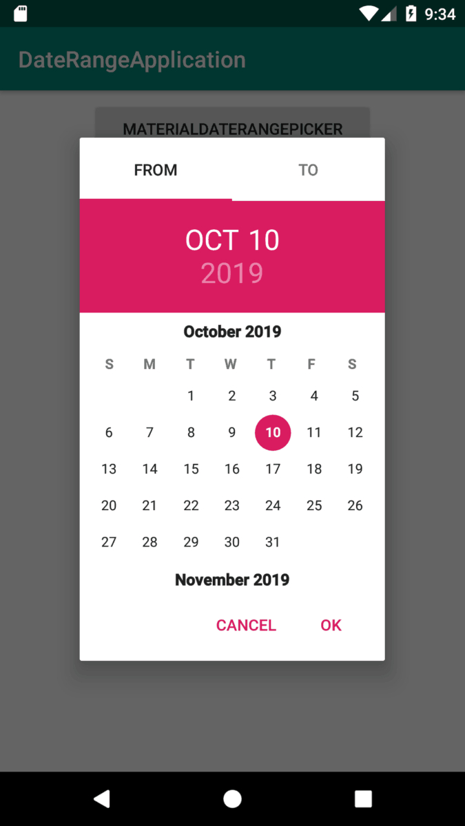 5 Useful Date Range Picker Libraries For Android  Build inside Qualtrics Date Range Picker