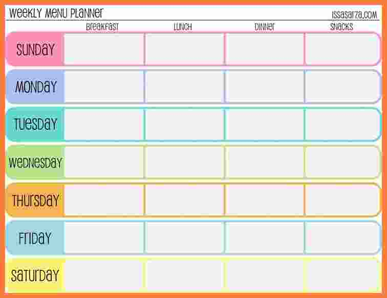 7+ Weekly Calendar Template Word | Marital Settlements throughout One Week Calendar Template Word