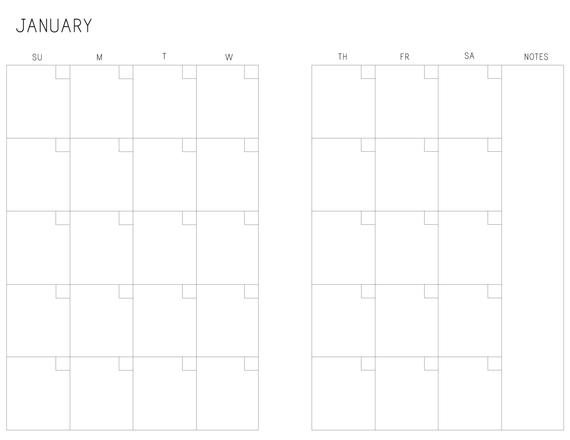 A5 Month On Two Pages Printable Calendar M2P Sundaysaturday regarding Print 2 Month Calendar