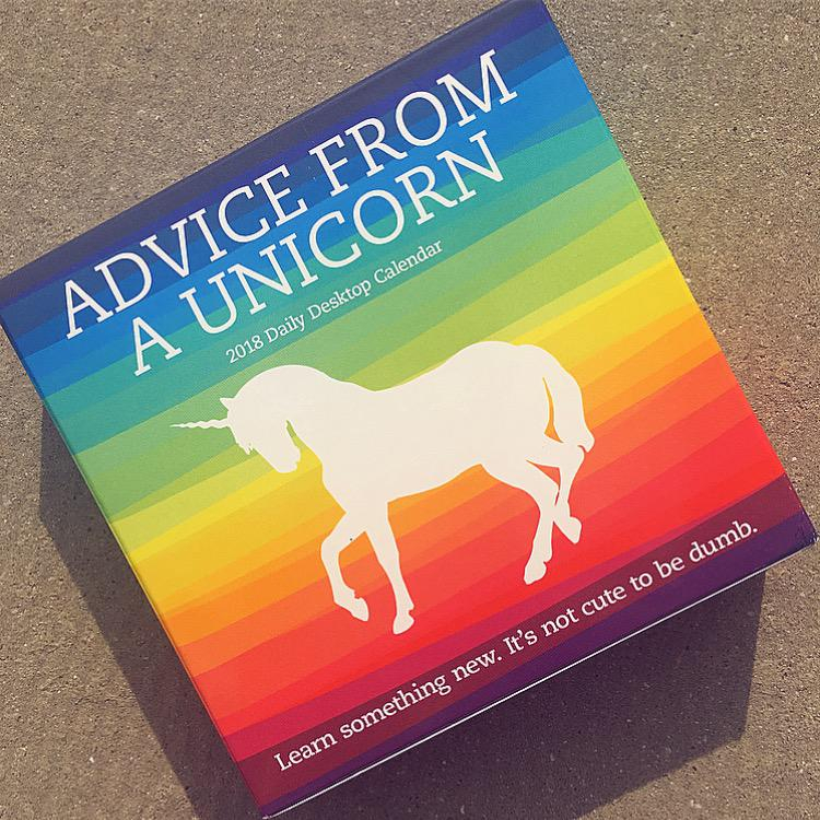 Advice From A Unicorn: How To Incorporate Magic Into Your Day regarding Advice From A Unicorn Desk Calendar