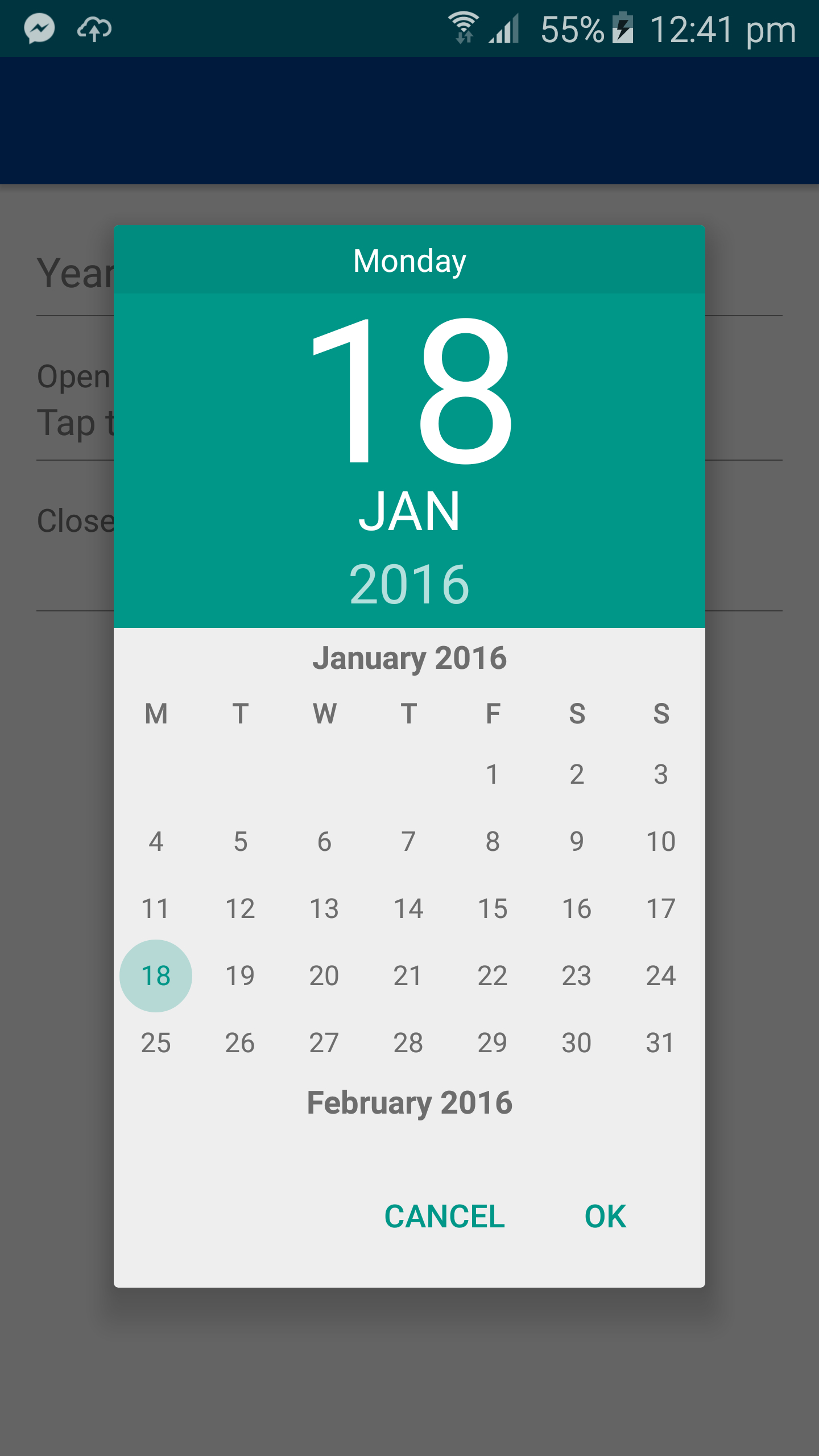 Android  Dateformat Produce Wrong Year  Stack Overflow within Range Picker Android