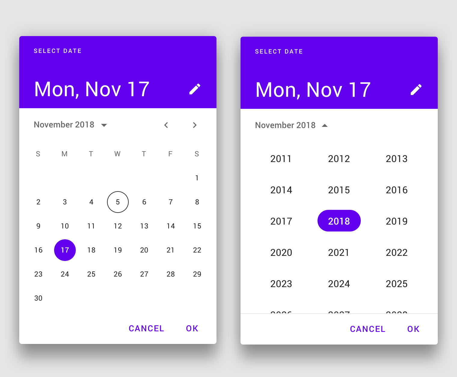 Android Material Design Datepicker With Appcompat  Stack in Range Picker Android