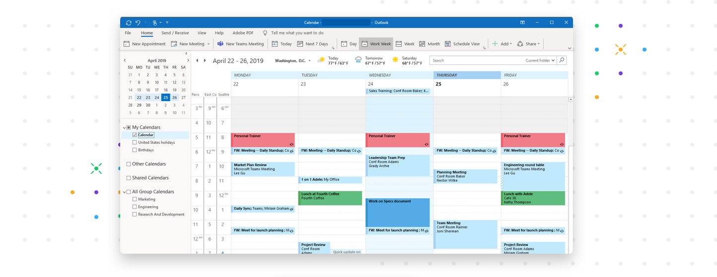 Automated Reminders Microsoft Outlook | Apptoto Integrations regarding Outlook Desktop Calendar