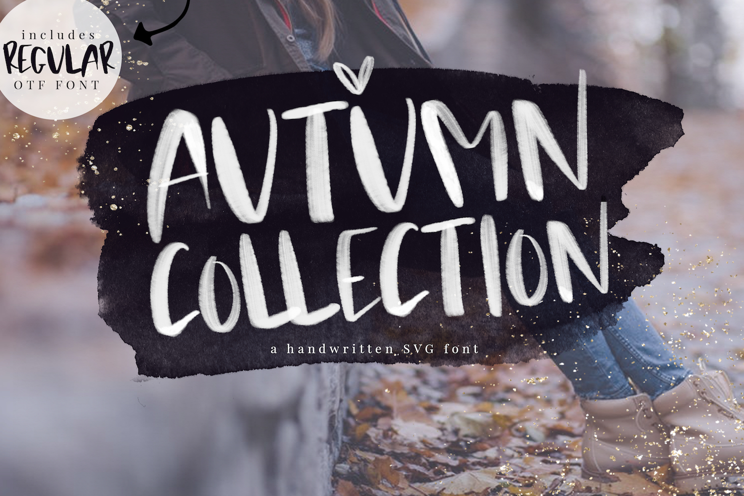 Autumn Collection Otf &amp; Svg Font (140143) | Regular | Font in Agp Font Awesome Collection