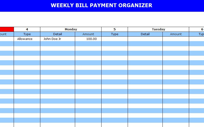 Bill Pay Calendar Template | Bill Payment Calendar inside Bill Payment Calendar Printable