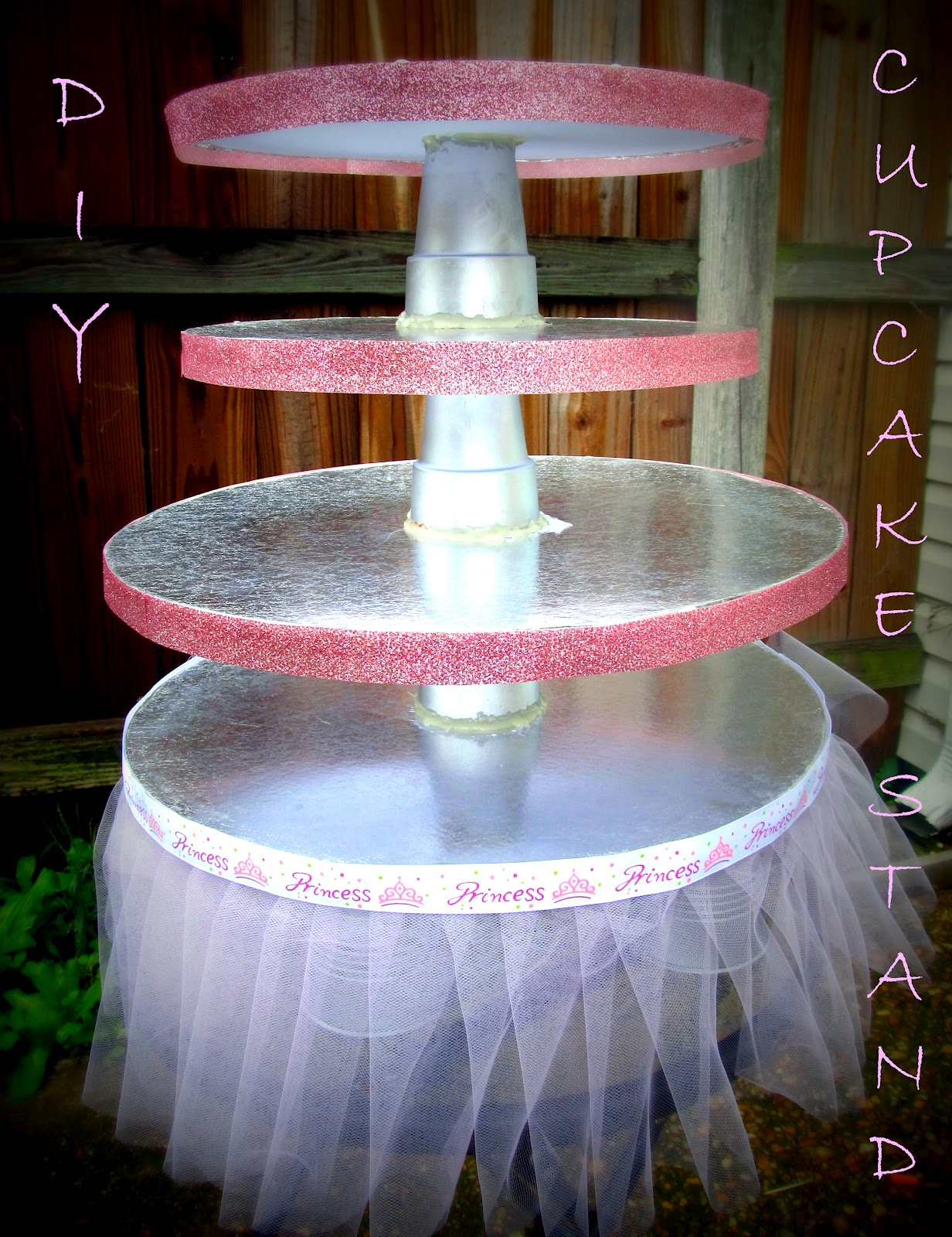 Bit Of Blue Sky: Diy Cupcake Stand with regard to Cupcake Birthday Display