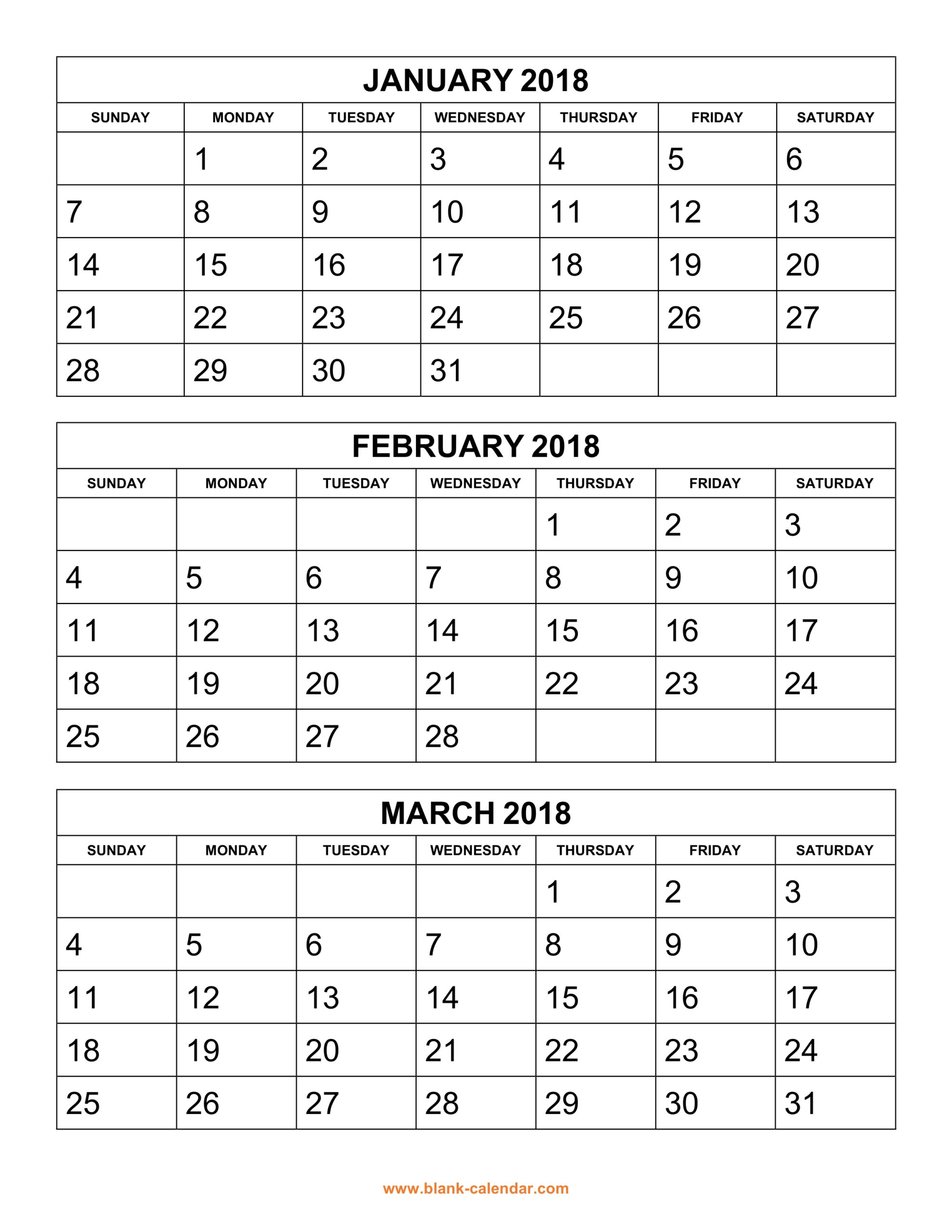 Blank Calendar 3 Months Per Page  Calendar Printable Free pertaining to Blank 3 Month Calendar