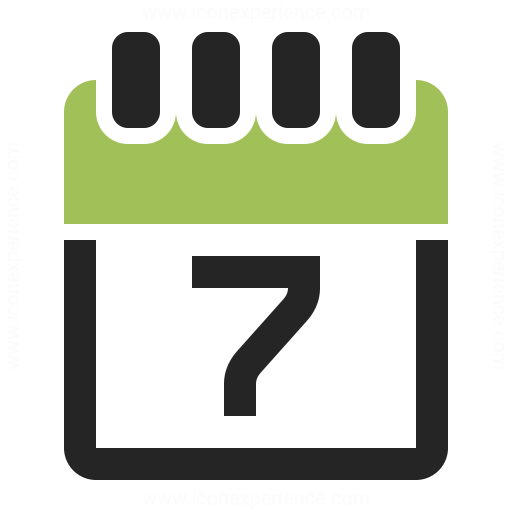 Calendar 7 Icon &amp; Iconexperience  Professional Icons » O within Calendar Icon 16X16