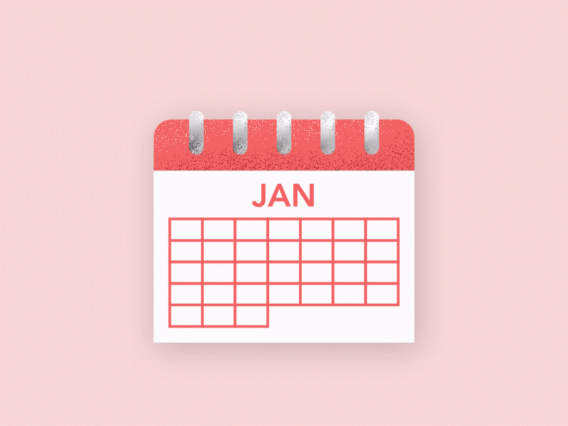 Calendar By Callum Mcgoldrick On Dribbble inside Year Calendar Icon