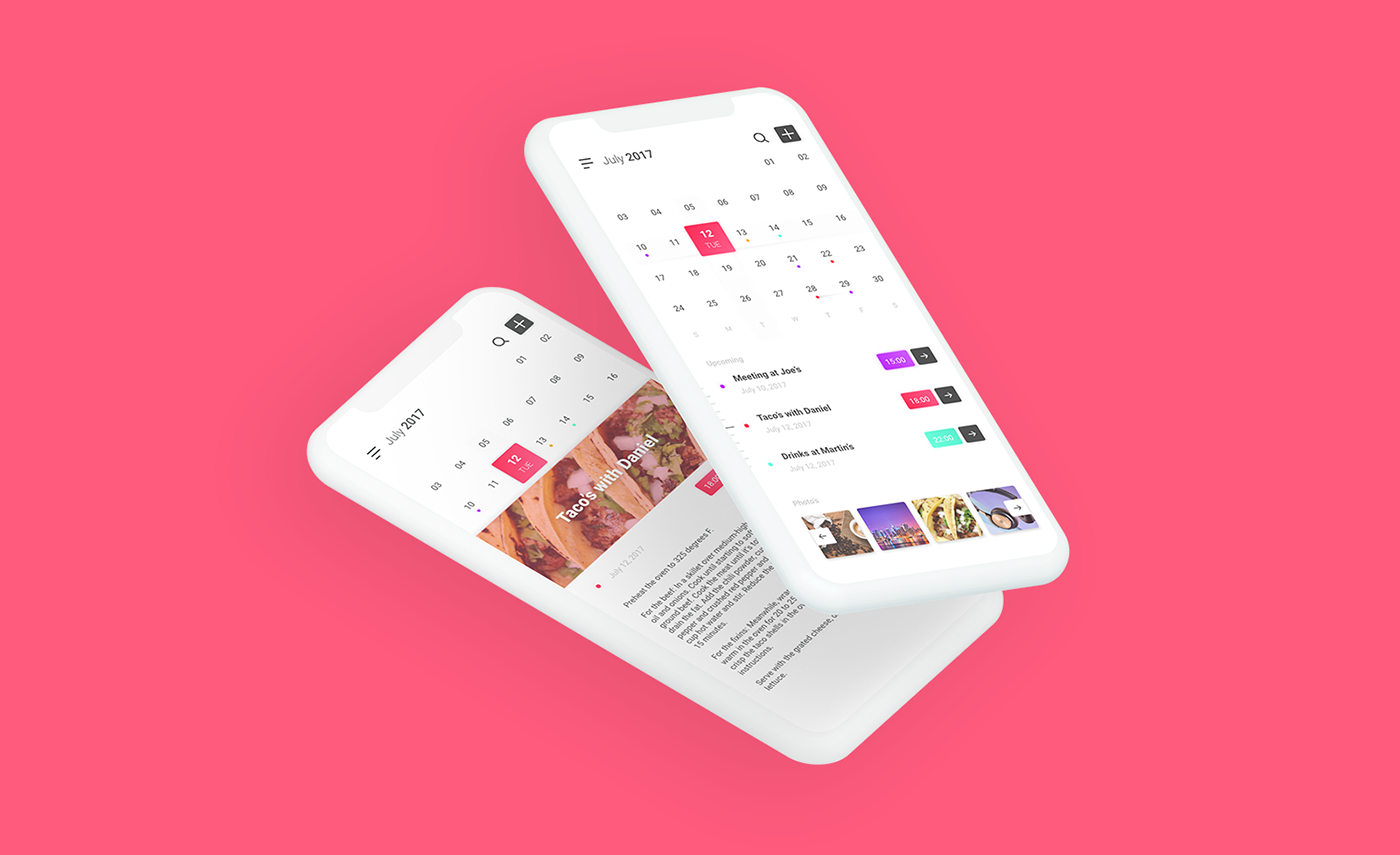 Calendar Ui  Freebie For Adobe Xd On Behance with regard to Xd Calendar Kit