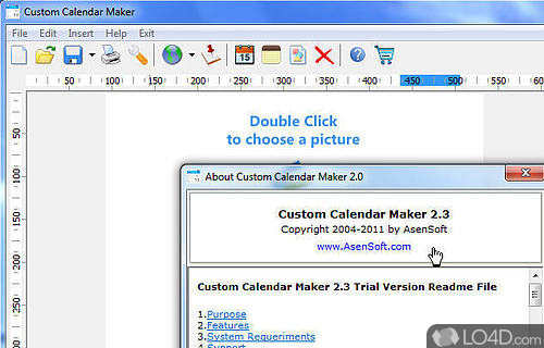 Custom Calendar Maker  Download intended for Win Calendar Creator