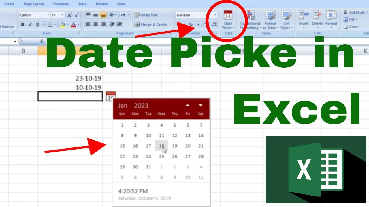 Date Picker In Excel  The Coolest Little Helper In Excel with regard to Calendar Control Excel