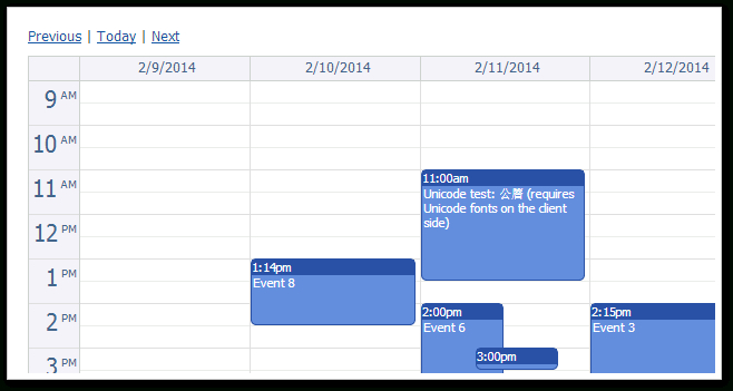 Daypilot Lite For Asp Mvc 1.3 Sp4 | Daypilot For Asp Mvc  Calendar, Scheduler And Gantt in Net Mvc Calendar