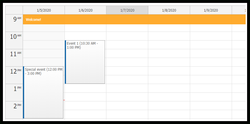 Event Calendar | Daypilot Documentation  Scheduling For Html5Javascriptangularreactaspmvc regarding Net Mvc Calendar