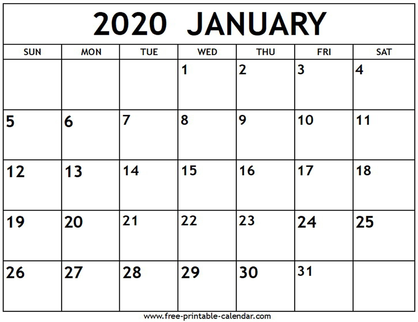 Fill In Calendar Template 2020 | Calendar Template Printable in Fill In Calendar