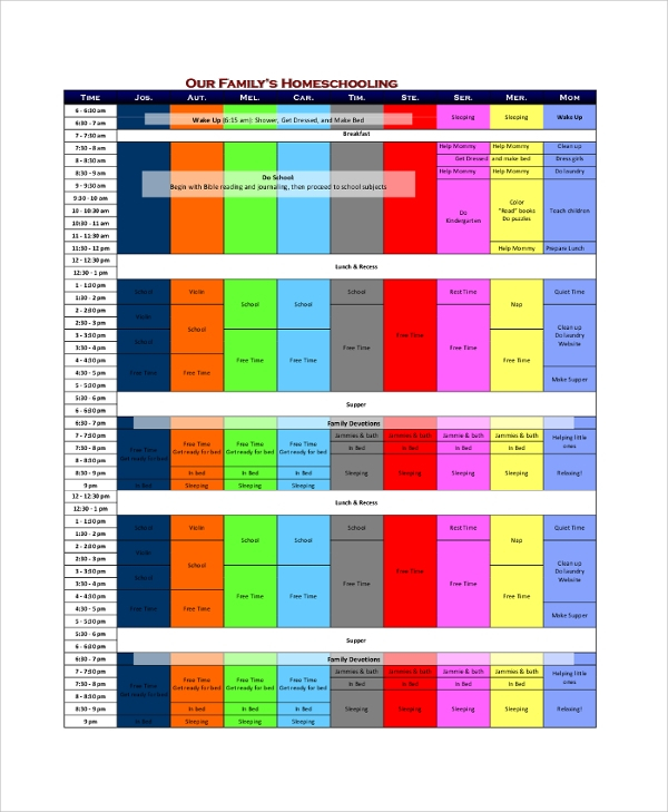 Free 13+ Printable Monthly Calendar Samples In Pdf | Ms pertaining to Multi Month Calendar Template