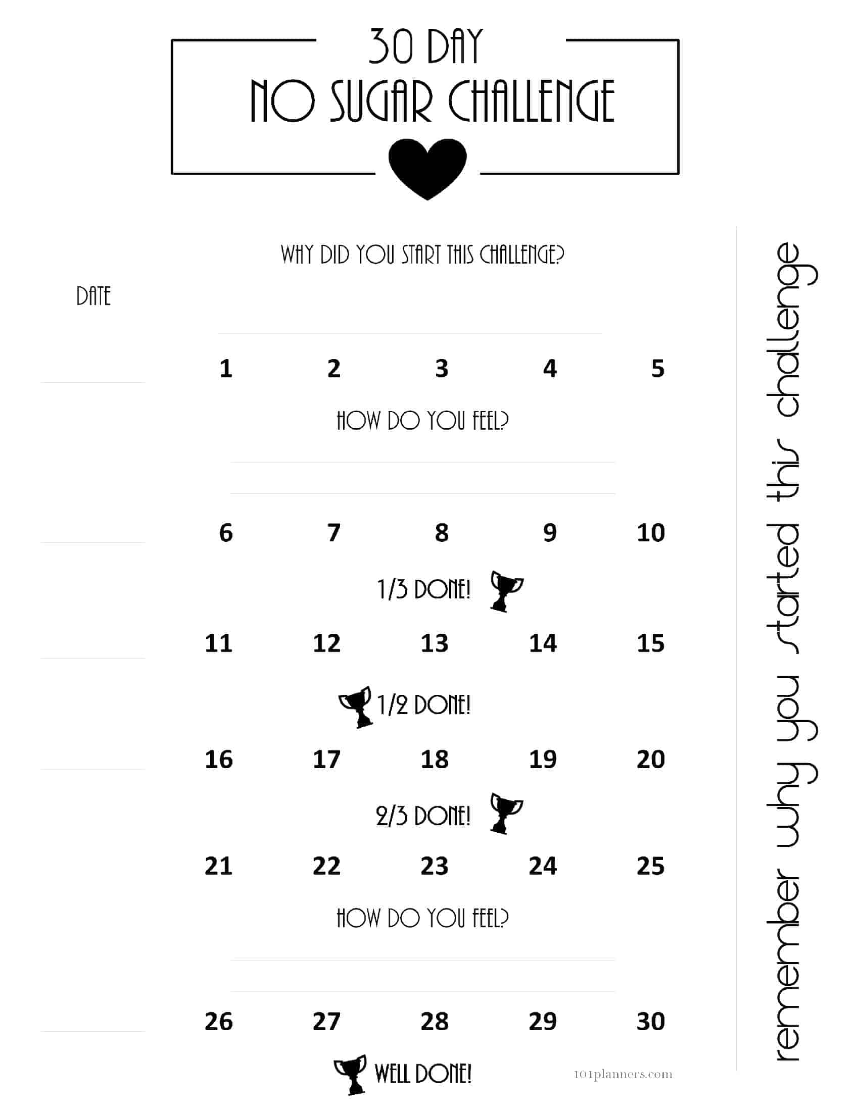 Free Printable 30 Day Shred Calendar with regard to 30 Days Calendar Template