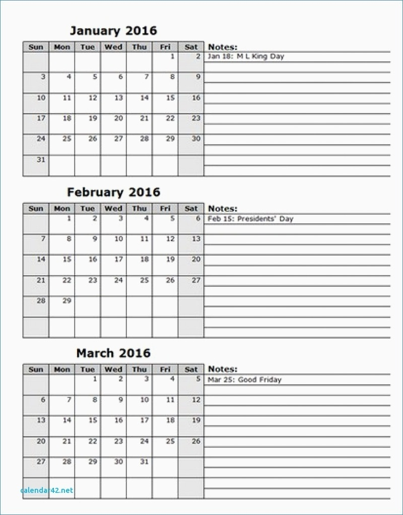 Free Printable Calendar Templates 3 Months Per Page for Printable Three Month Calendar