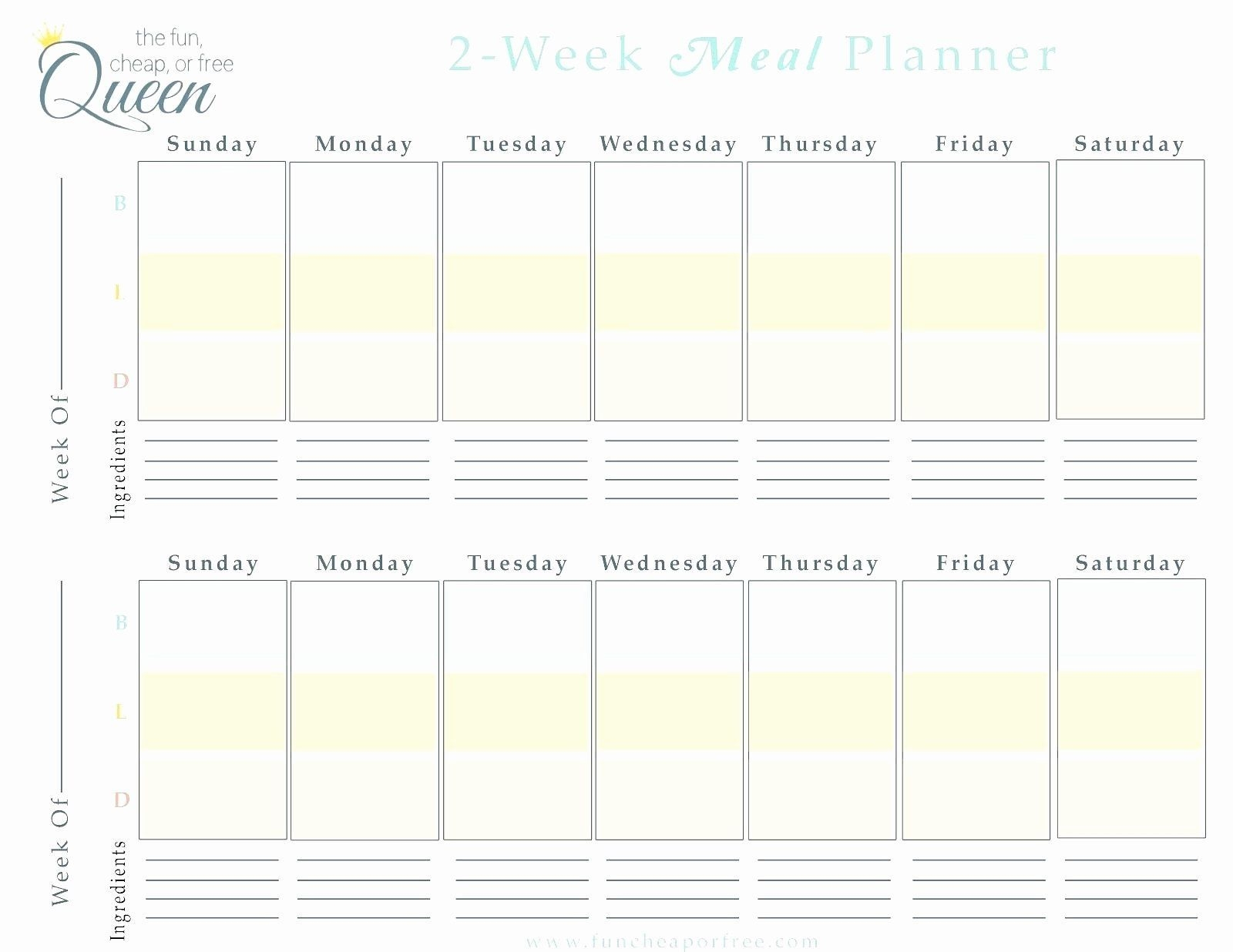How To Blank Template For Two Week Calendar | Get Your in Blank 2 Week Calendar