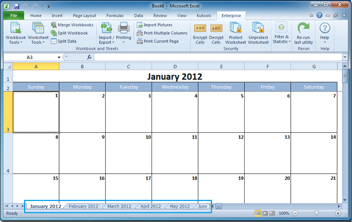 How To Create A Calendar In Excel? within Calendar Control Excel