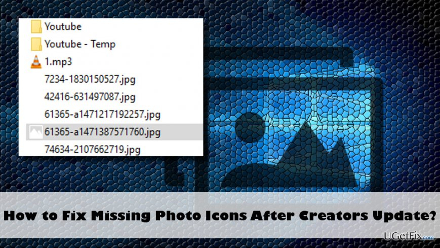 How To Fix Missing Photos Icon After Creators Update? within Mail Icon Missing From Iphone