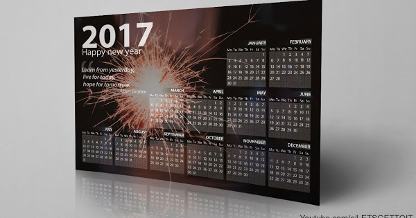 How To Make A Professional Calendar In Photoshop | Dr for Apple Calendar Icon Generator