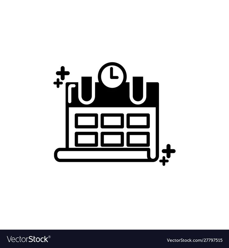 Isolated Calendar Icon Line Design Royalty Free Vector with regard to Calendar Icon Material Design