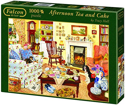 Jumbo Falcon De Luxe Afternoon Tea And Cake Jigsaw Puzzle for December Calendar 2021 Empire And Puzzles