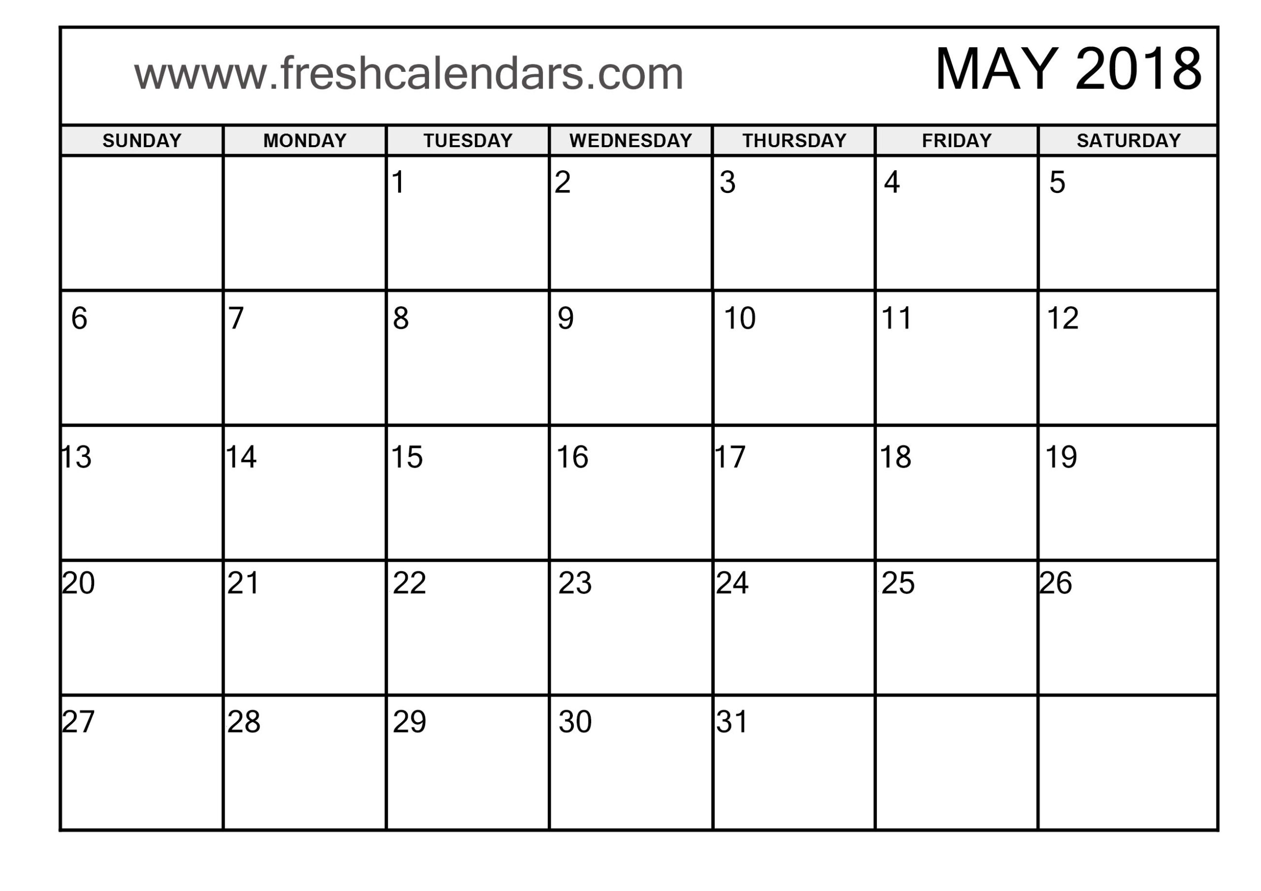 Monday Thru Friday Calendar Printable | Calendar with Blank Calendar Monday Through Friday