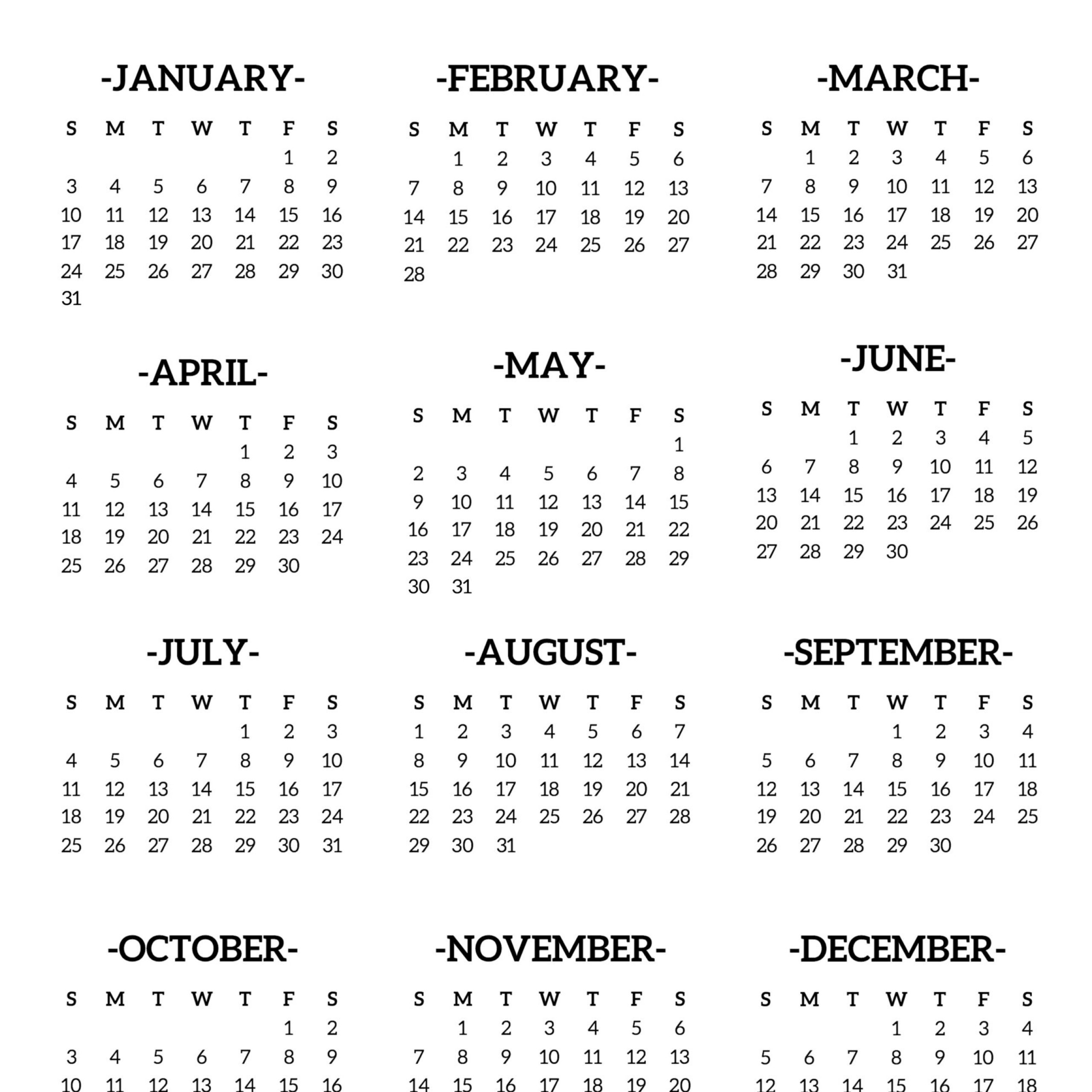 Month At A Glance Calendar 2021 Printable | Free Printable with regard to 3 Month Blank Printable Calendar 2021