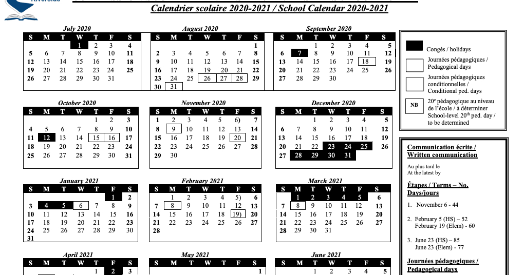 Mrs. Anna Romanini&#039;S Kindergarten: School Board Calendar regarding Ocsb School Year Calendar