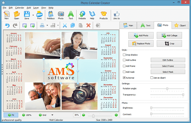 Photo Calendar Software Review: Custom Calendar Maker For throughout Win Calendar Creator