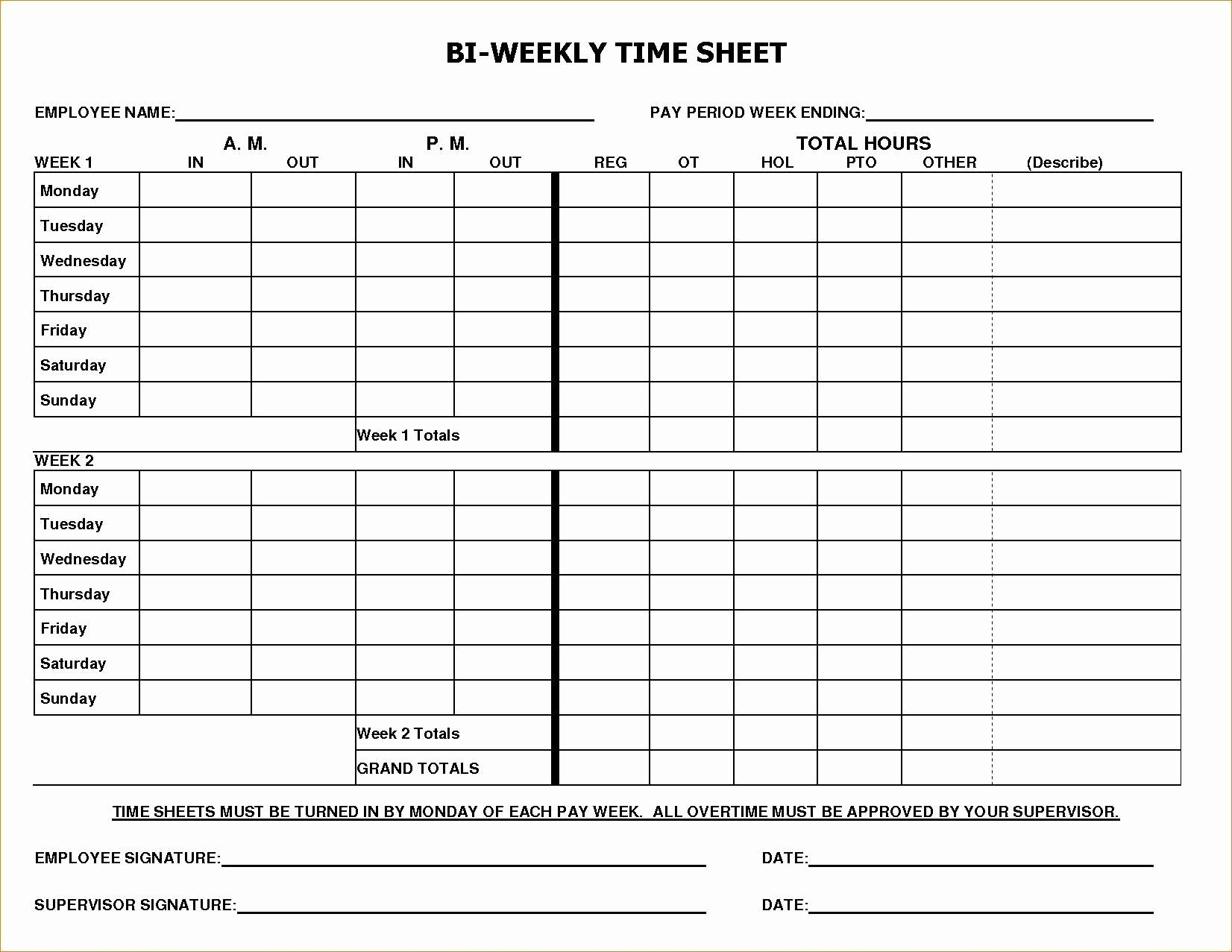 Printable Blank Biweekly Employee Schedule | Free regarding Multi Month Calendar Template