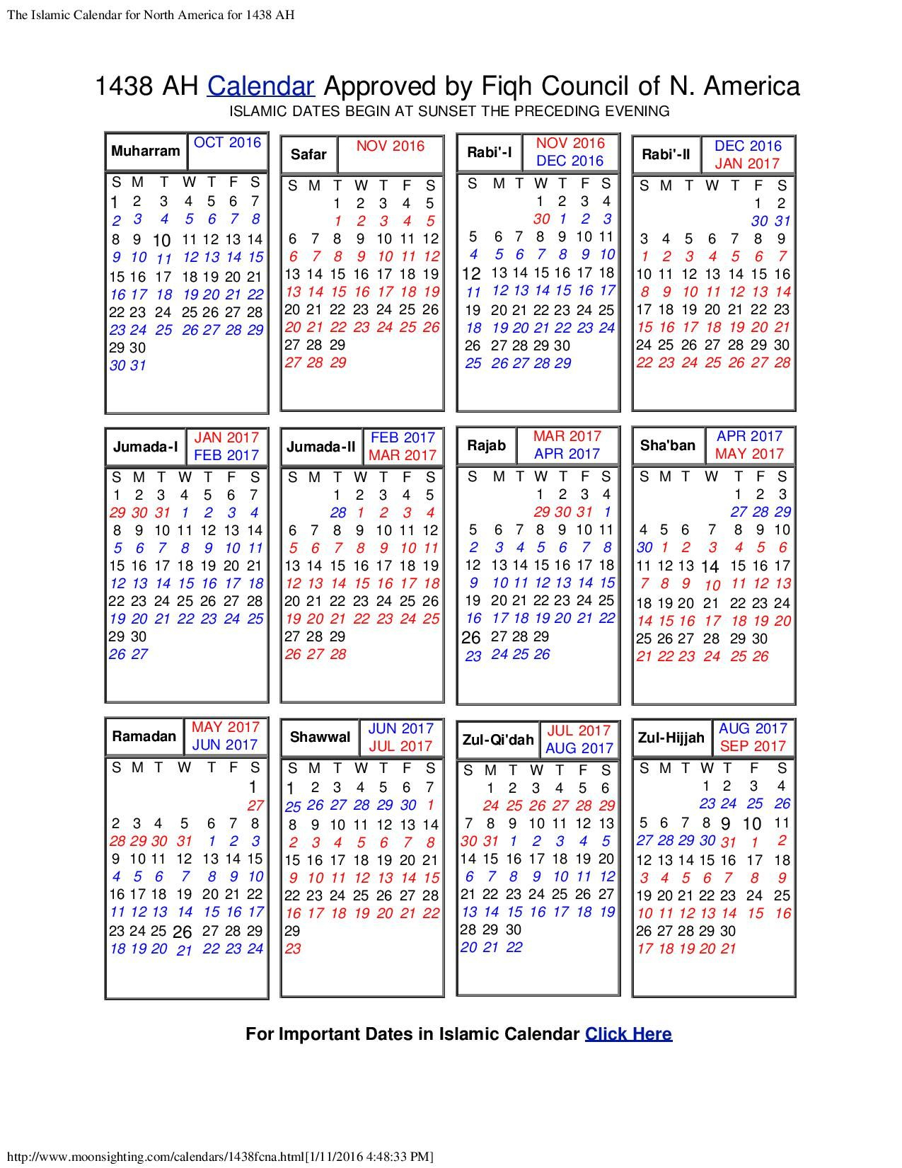 Printable Hijri Calendar Http:calendarprintablehub with Islamic Calendar In Nigeria