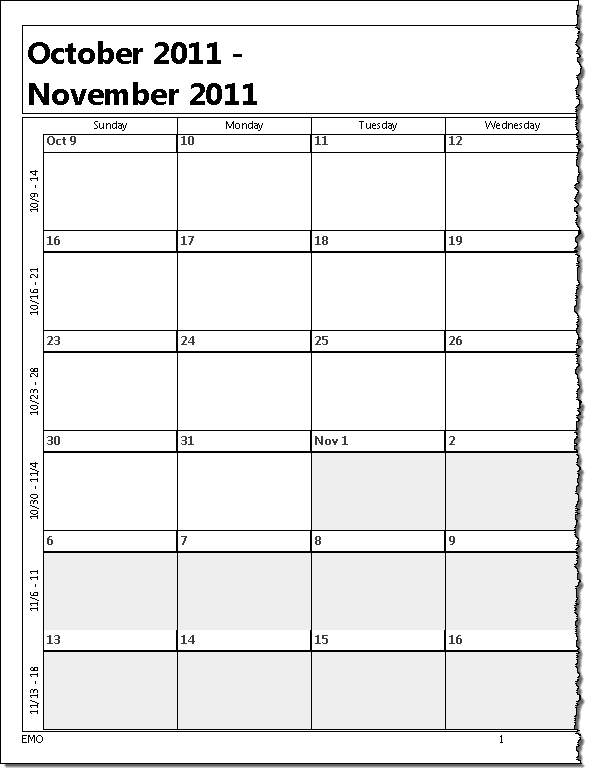 Printing A Five Week Calendar throughout 5 Day Blank Calendar