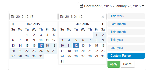 Pure Angular Date Range Picker  Tadaterangepicker with regard to Qualtrics Date Range Picker