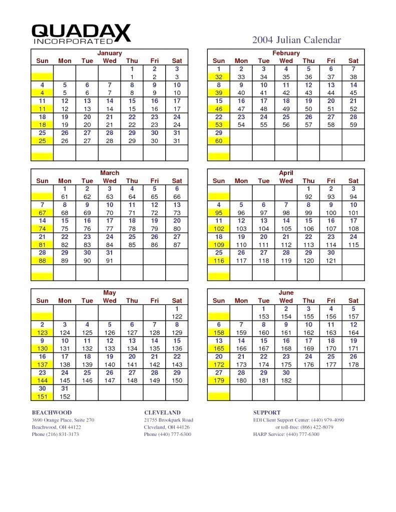 Quadax 2020 Julian Leap Year Date Calendar | Calendar within Julian Calendar Leap Year Pdf