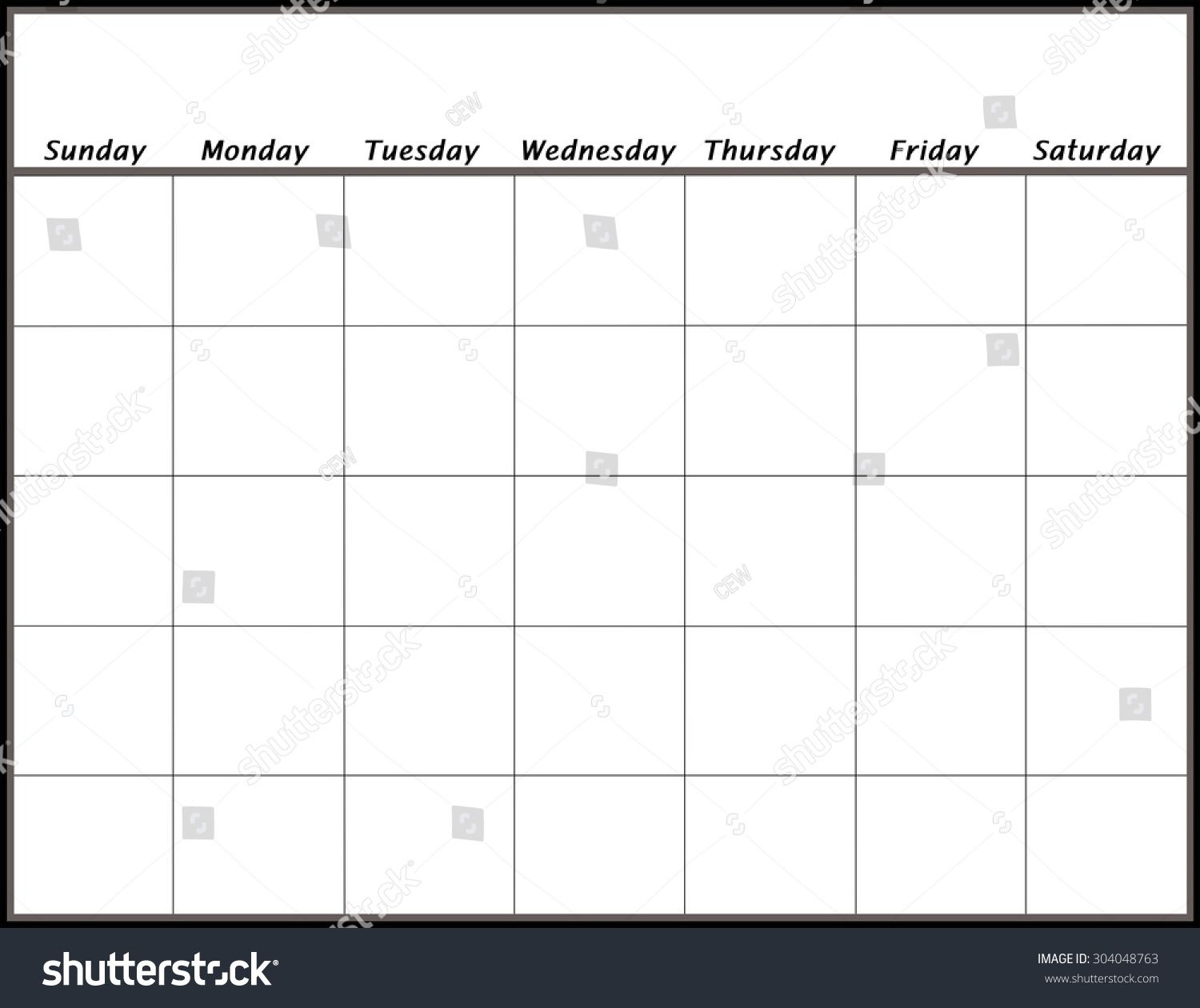 Remarkable Blank Calendar No Year In 2020 | Blank Calendar pertaining to Remarkable Calendar Template