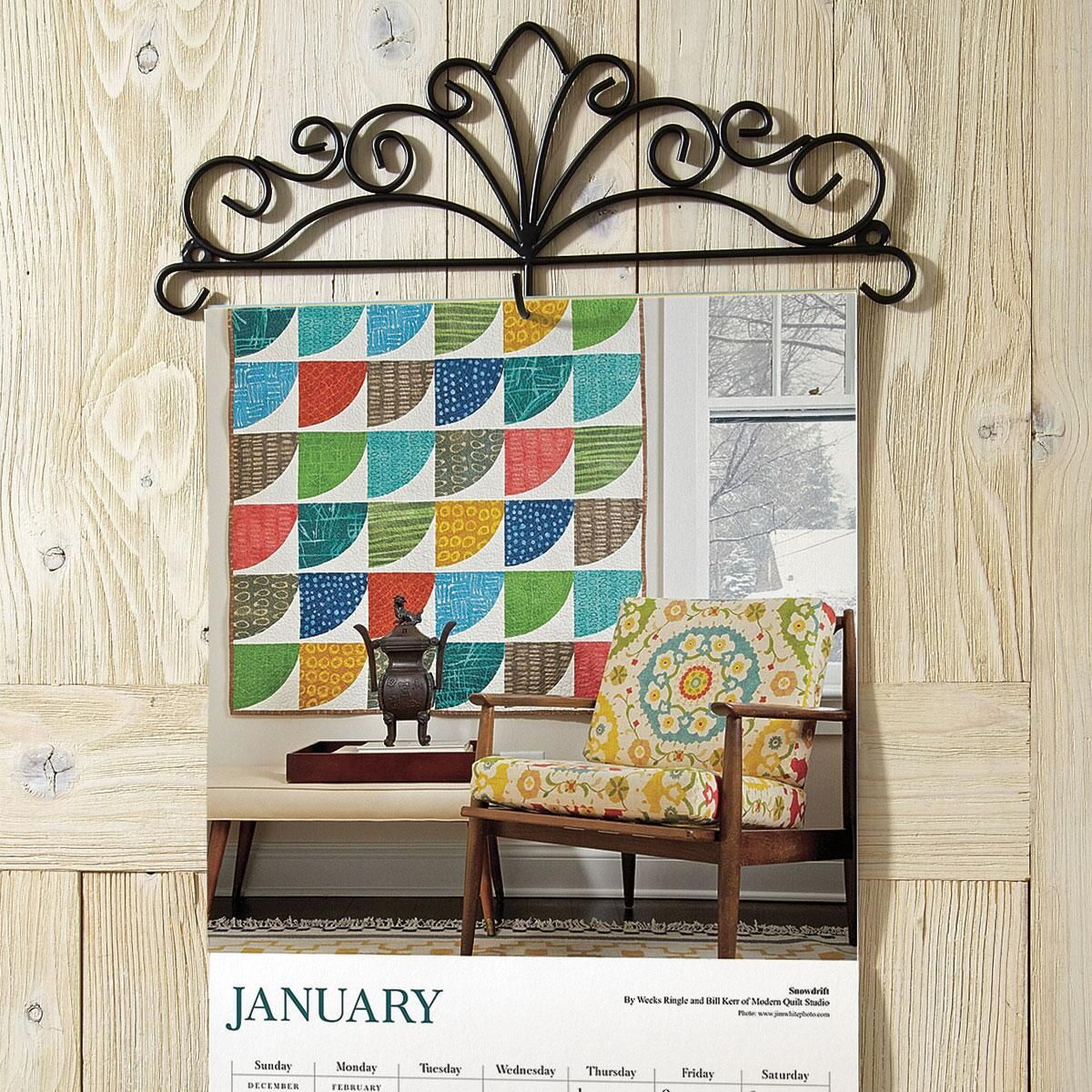 Scrolled Metal Wire Calendar Topper | Current Catalog with regard to Wall Calendar Frames