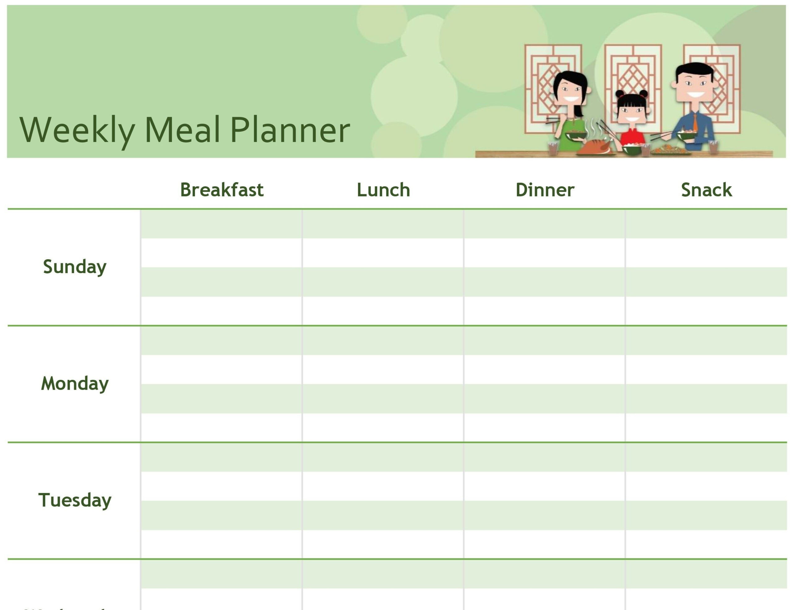 Unique Meal Planning Template Google Sheets #Exceltemplate with Two Week Calendar Template Word