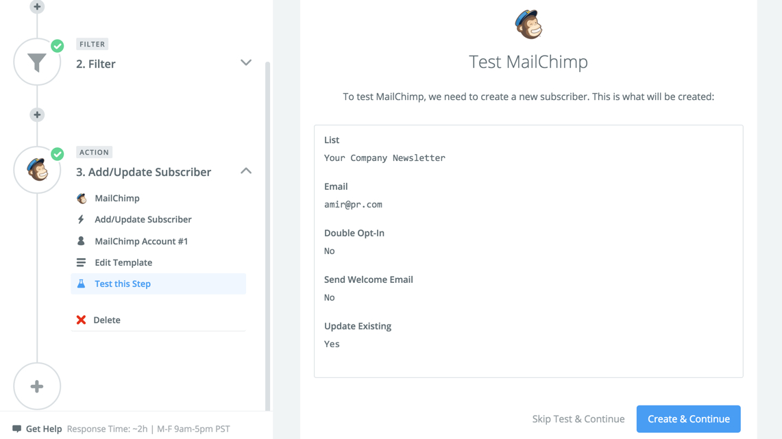 Using Mailchimp  Knack Knowledge Base for Knack Developer Docs