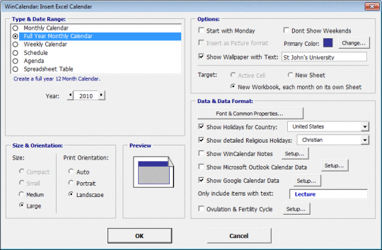 Wincalendar For Windows, Word &amp; Excel | It History Society for Wincalendar Calendar Maker